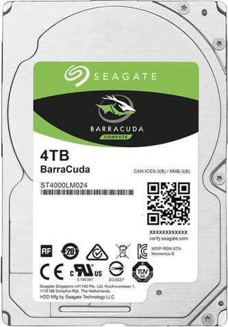 Disk Seagate BarraCuda 2,5", 4TB 5400RPM, SATA III, 128MB