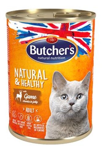 Butcher's Cat N&H s jelením masem konz. 400g