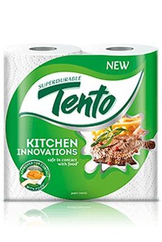 Utěrky kuchyňské papírové TENTO 3 vrstvé 2ks Utěrky kuchyňské papírové TENTO 3 vrstvé 2ks