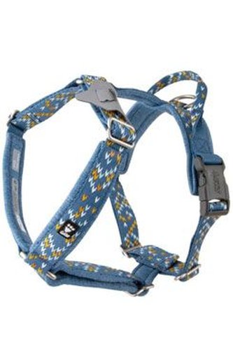 Postroj Y Hurtta Razzle Dazzle modrý 45-55