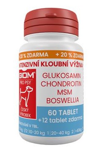 Giom pes Intenzivní kloubní výživa 60 tbl+20%zdarma
