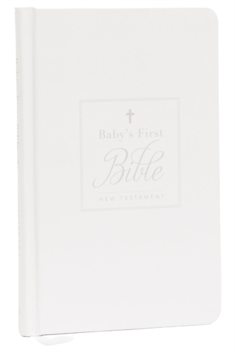 KJV, Baby's First New Testament, Hardcover, White, Red Letter, Comfort Print