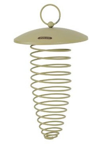 Krmítko venk.SPIRALO na loj.koule kovzelená 20cm Zolux