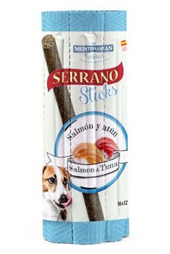Serrano Sticks for Dog-Salmon&Tuna 16x12g