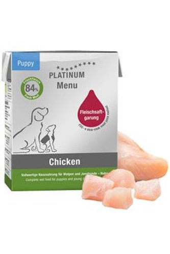 Platinum Menu Puppy Chicken 375g