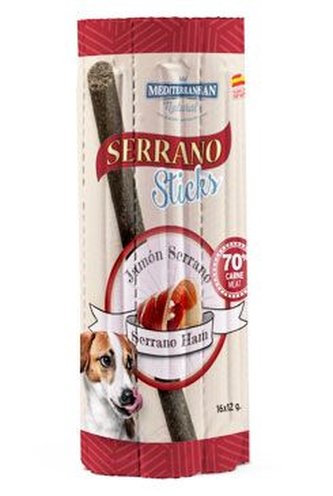 Serrano Sticks for Dog-Ham 16x12g