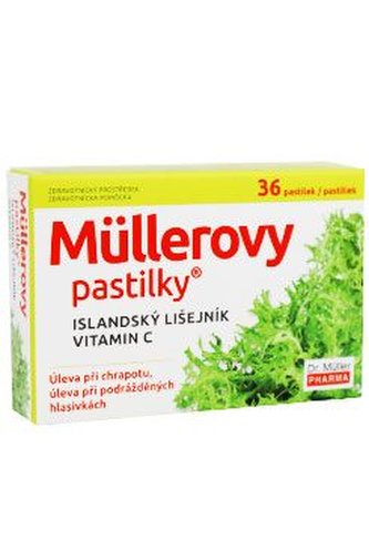 Dr.Muller Pastilky s Islandským lišejníkem 36ks