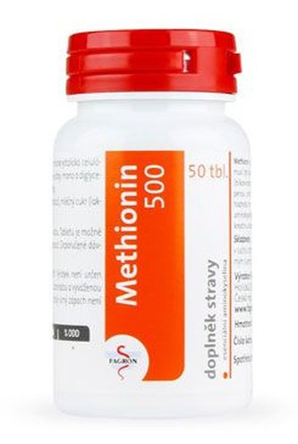 Methionin 500mg 100tbl Fagron