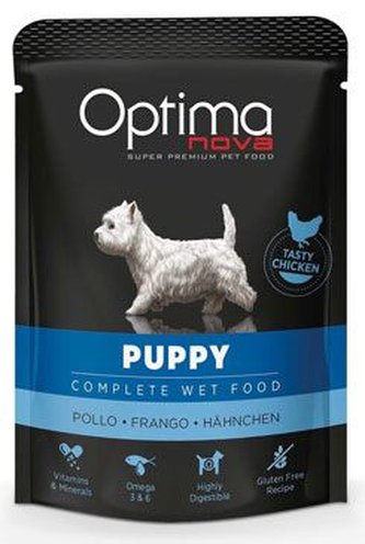 Optima Nova Dog Puppy Chicken kapsa 300g