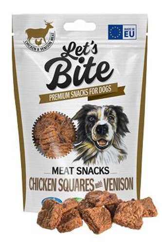 Brit Let's Bite Meat Snacks Chicken Squares&Veniso 80g