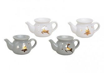 Keramická aroma lampa Moose stromek - bílá Barva