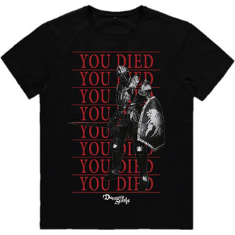 Tričko Demon's Souls - You Died Knight M