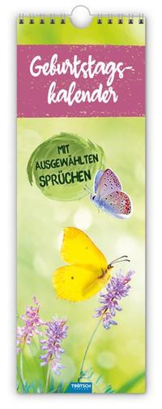 Trösch Wandkalender Geburtstagskalender mit ausgewählten Sprüchen