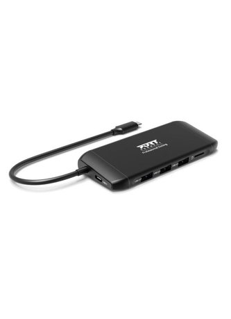 PORT CONNECT Dokovací stanice 8v1 DUAL SCREEN,2xFullHD nebo 1x4K, HDMI, VGA, 3xUSB-A, RJ-45, TF, SD PORT CONNECT Dokovací stanice 8v1 DUAL SCREEN,2xFullHD nebo 1x4K, HDMI, VGA, 3xUSB-A, RJ-45, TF, SD