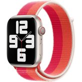 Apple Watch provlékací sportovní řemínek 45/44/42mm nektarinkový/pivoňkový