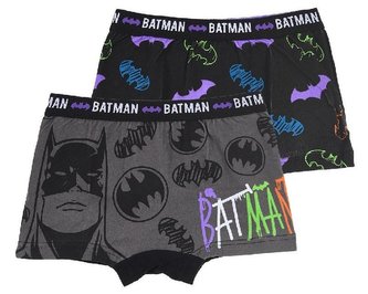 SADA 2 KS BOXERKY BATMAN - velikost 4-5