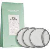 Revolution Znovupoužitelné odličovací tampóny X Sali Hughes (Shift-Delete Make-up Remover Mitts) 3 ks woman