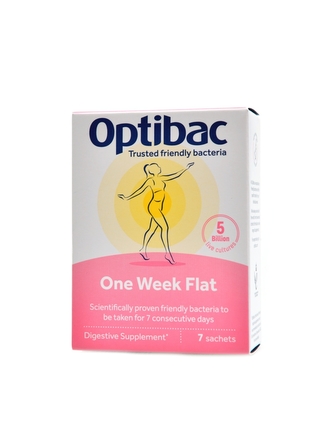 Optibac - One Week Flat 7 x 1,5g sáček Probiotika při nadýmání a PMS