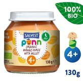 SALVEST Põnn BIO Mangovo-banánové pyré s jáhly (130 g)