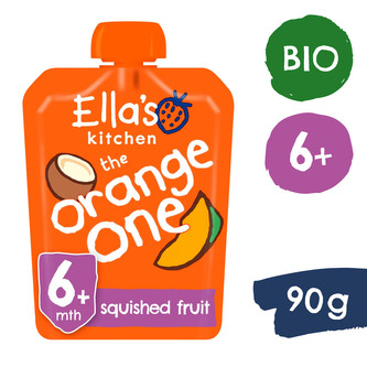 Ella's Kitchen BIO ORANGE ONE ovocné pyré s mangem (90 g)