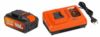 Sada Powerplus POWDP9064 nabíječka 20/40 V plus baterie 40 V