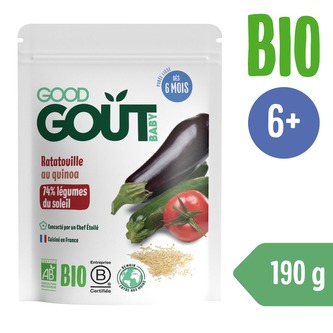 Good Gout BIO Ratatouille s quinoou (190 g)