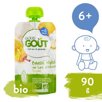 Good Gout BIO Mandlový dezert s hruškou (90 g)