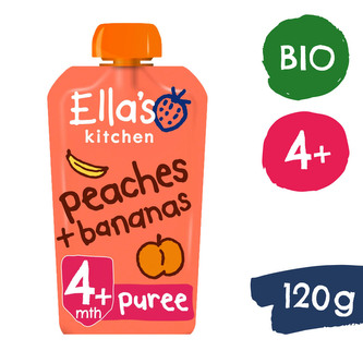 Ella's Kitchen BIO Banán s broskví (120 g)