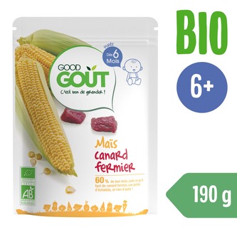 Good Gout BIO Kukuřice s kachním masem (190 g)