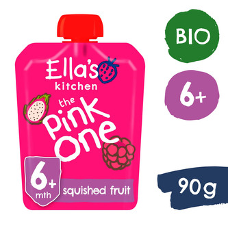 Ella's Kitchen BIO PINK ONE ovocné smoothie s dračím ovocem (90 g)