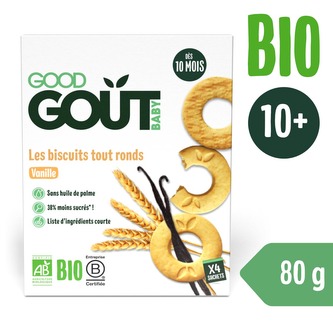 Good Gout BIO Vanilková kolečka (80 g)