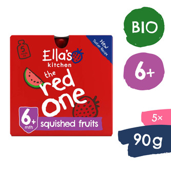 Ella's Kitchen BIO RED ONE ovocné pyré s jahodami (5x90 g)