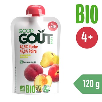 Good Gout BIO Broskev s hruškou (120 g)