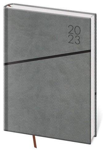 Diář 2023 denní A5 Grife šedo/černá