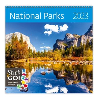 National Parks 2023 - nástěnný kalendář National Parks 2023 - nástěnný kalendář