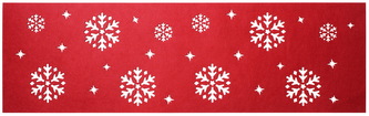 Filcový běhoun na stůl CHRISTMAS VII. červená 30x100 cm MyBestHome