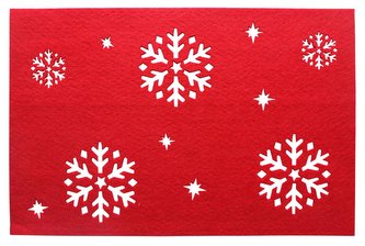 Prostírání NATALE V. červená 30x40 cm Mybesthome