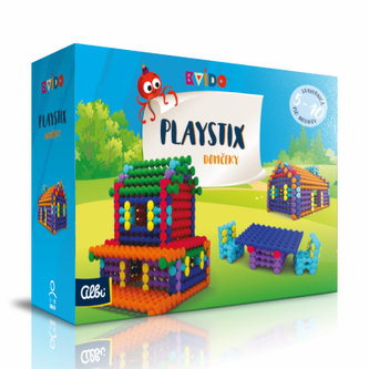 Kvído - Stavebnica Playstix - domčeky 150 dielikov SK