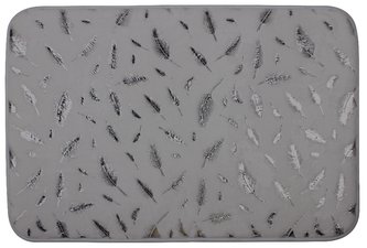 Koupelnová předložka PIUME šedá 40x60 cm Mybesthome