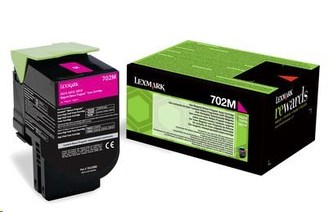 LEXMARK Magenta toner 702M pro CS310/410/510 z programu Lexmark Return (1 000 stran)