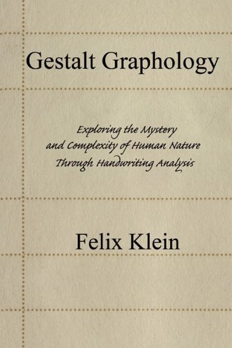 Gestalt Graphology Gestalt Graphology