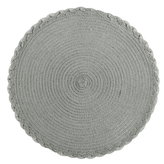 Prostírání kulaté MYSTICA šedá O 38 cm Mybesthome