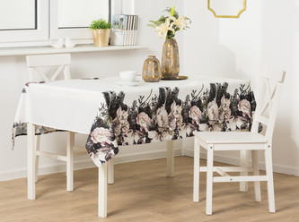 Ubrus ALICE bílá 140x180 cm Mybesthome