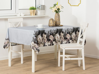 Ubrus ALICE šedá 140x180 cm Mybesthome