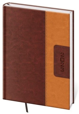 Diář 2023 Classic - hnědo/hnědý, týdenní A5 Diář 2023 Classic - hnědo/hnědý, týdenní A5