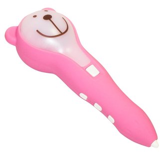 XtendLan XL-3DPEN-F1PK nízkoteplotní 3D pero "medvídek" vhodné pro malé děti, pro PCL filament 1,75mm , růžové