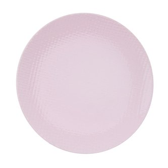 Talíř desertní RELIEF růžový