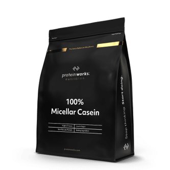 100% Micelární Kasein - The Protein Works - jahodový krém - 2000 g