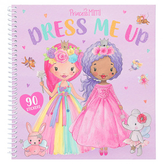 Princess Mimi DRESS ME UP bloček, 90 samolepek