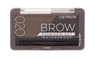 Catrice Brow Powder Set a paletka na obočí Set 4 g 020 Ash Brown Waterproof pro ženy